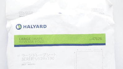 Halyard 47626 Large Drape Reverse Fold 55 x 76 inch